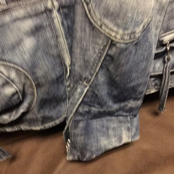 Moto Jean jacket size m - Picture 2 of 3